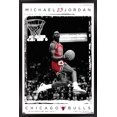 thumbnail image 1 of Michael Jordan - Dunk Wall Poster, 14.725" x 22.375" Framed, 1 of 4