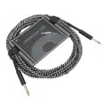 thumbnail image 1 of Musical Instrument Cable, Wear-Resistant Stable Transmission Audio Cord With Nickel-Plated Plug For Guitar Bass Playing Red,Blue,Yellow,Green,White, 1 of 8
