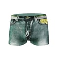 thumbnail image 2 of TIHLMK Mode Boxeurs en Denim Imprimé pour Hommes avec Poches, 2 of 8