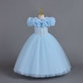 thumbnail image 1 of Robes Formelles pour Filles Robes de Bal à Épaules Dénudées Robe en Tulle Robe Filles pour Filles 9-10 Ans, 1 of 4