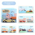 thumbnail image 2 of SIYTUAU Infant Transportation Cloth Book With Hand Puppet Animals Sensory Educational Washable Crinkle Sound Book 4 Pages 8 Sides Fabric Book C C, 2 of 4