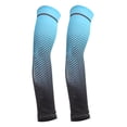 thumbnail image 1 of Football Arm Sleeves, Arm Sleeves Wide Application Free Size Pressure Relief  For Travel Gray,Light Blue, 1 of 8