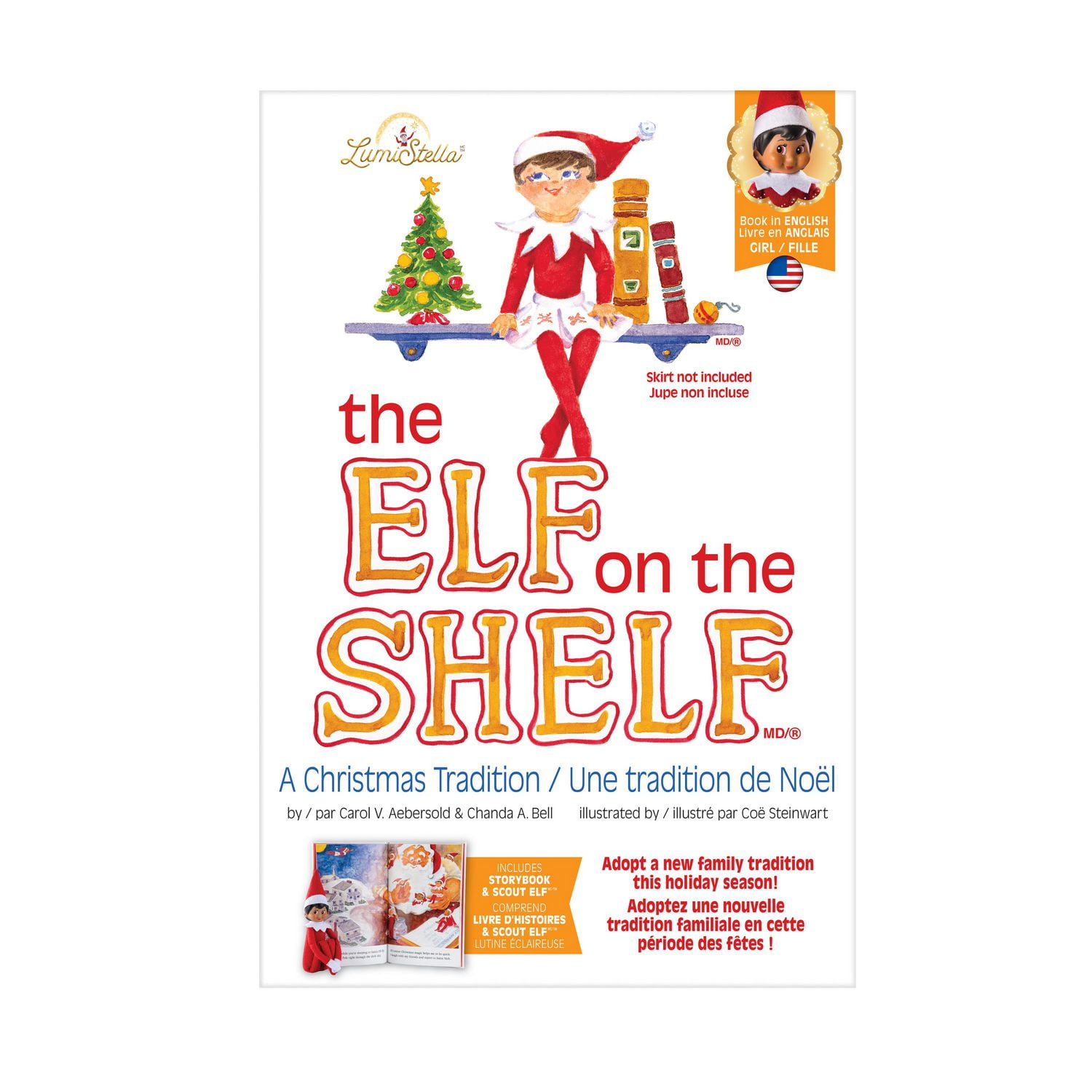 The Elf on the Shelf MD : Une tradition de Noël – fille yeux marrons
