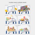 thumbnail image 4 of [Portable gift box] children‘s multi-functional large particle game building blocks table assembled building blocks toy gift, 4 of 6