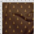 thumbnail image 2 of oneOone Viscose Chiffon Fabric Christmas Tree Ikat Printed Fabric 1 Yard 42 Inch Wide, 2 of 3