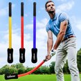 thumbnail image 2 of New Golf Warm Up Stick Golf Swing Trainer Aid For Improved Rhythm, Flexibility, Balance, Tempo and Strength Golf Training Aids Blue, 2 of 6