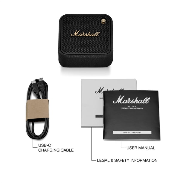 Marshall Willen II Portable speaker - Black - Walmart.ca