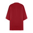 thumbnail image 4 of TIMIFIS Cardigan Kimono en Mousseline à Fleurs pour Femmes, Coupe Ample, Couvre-Maillot de Plage, Manches Mi-Longues, Hauts - Rouge - Sfall, 4 of 7