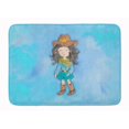 thumbnail image 1 of Carolines Treasures BB7367RUG Cowgirl Watercolor Machine Washable Memory Foam Mat, 1 of 4