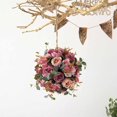 thumbnail image 1 of Artificial Flower Ball Everlasting Realistic Plastic Colorful Hanging Flower Ball for Home, 1 of 8