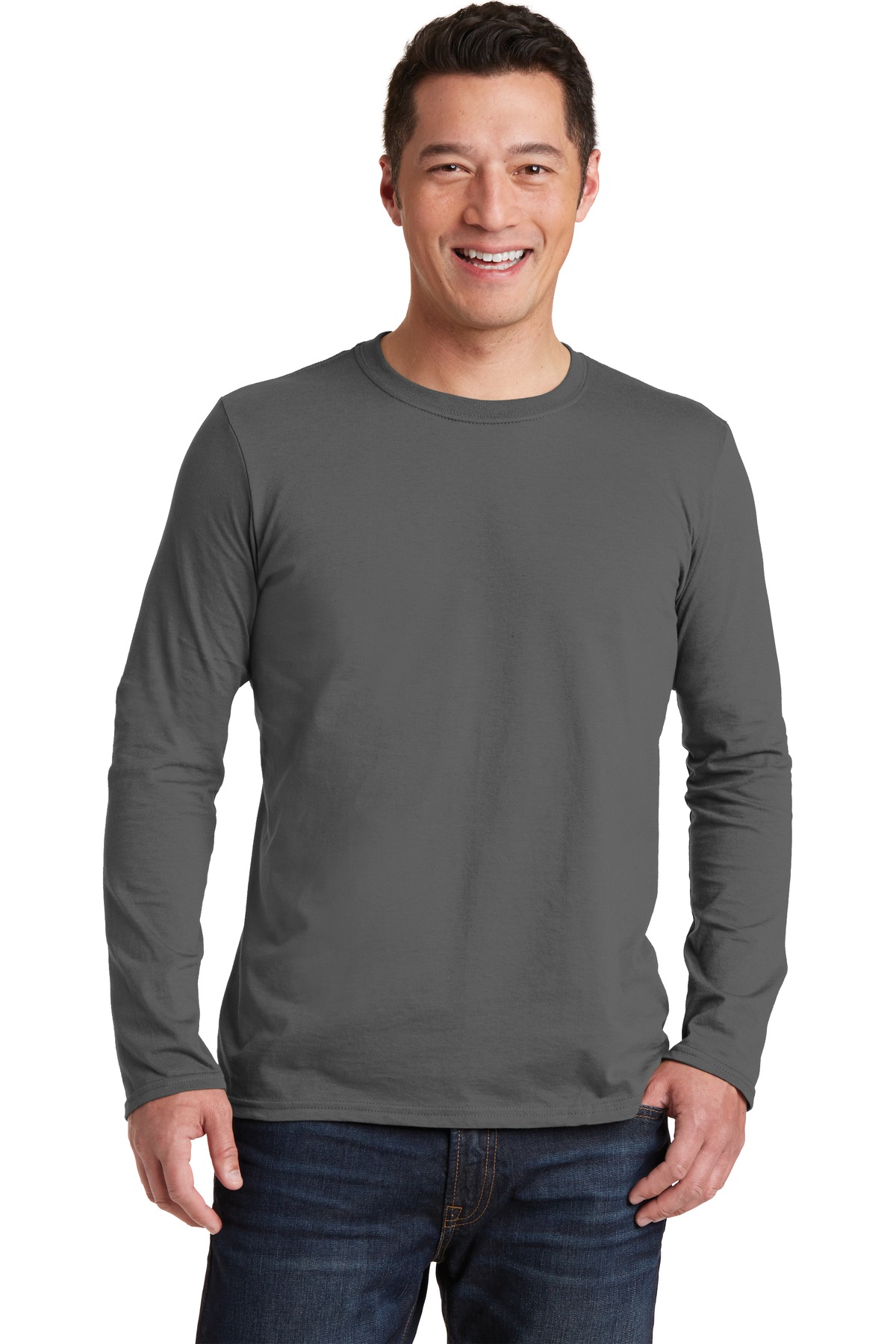 Gildan Men's 100 Percent Cotton Long Sleeve T-Shirt - 64400