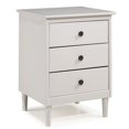 thumbnail image 1 of Pemberly Row 3 Drawer Nightstand in White, 1 of 4