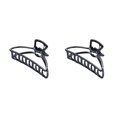 thumbnail image 2 of maskred Fashion Claw Clips Large Simple Style Handy Simple Style Sturdy Exquisite Accessories Barrettes for Women Dark Black/Arc 2Set, 2 of 6