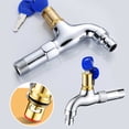 thumbnail image 2 of Binwennn Filtre d'Eau Potable pour Robinet Tête de Pulvérisation en Acier Inoxydable de Rechange Adaptateur de Buse de Pulvérisation de Cuisine pour la Maison avec Robinet Verrouillable Ouverture Rapide du Bec dans le Mur Vadrouille Usage Extérieur, 2 of 7
