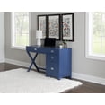 thumbnail image 2 of Posey Side Storage Desk, Navy, 2 of 8