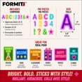 thumbnail image 3 of Formit Assorted Neon Self-Stick Block Shape Letters, Numbers and Symbols for Bulletin and Project Boards, pack of 300, 3 of 4