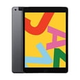 thumbnail image 1 of Apple iPad (10.2-Inch, Wi-Fi + Cellular, 32GB) (7th Generation) - Space Gray (Renewed), 1 of 5