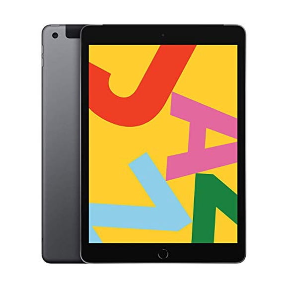Apple iPad (10.2-Inch, Wi-Fi + Cellular, 32GB) (7th Generation) - Space Gray (Renewed)