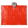 thumbnail image 2 of Amdohai Imperméable d'Urgence Orange Film en Aluminium Poncho Jetable Isolation contre le Froid Vêtement de Pluie, 2 of 7