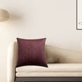 thumbnail image 4 of Velvet Pillow Cover 50 cm x 50 cm Double-Sided Embossed Pattern Cushion Cover for Decorative or Sleep Use, 4 of 6