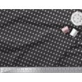 thumbnail image 3 of Soimoi Black Poly Georgette Fabric Tree Christmas Print Sewing Fabric Yard 52 Inch Wide, 3 of 3