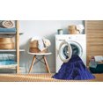 thumbnail image 2 of Ahgly Company Tapis d'Intérieur Lavables en Machine, Ronds, Bleu Nuit Transitionnel, Ronds de 3', 2 of 7