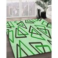 thumbnail image 3 of Ahgly Company Machine Washable Indoor Square Transitional Green Area Rugs, 7' Square, 3 of 7