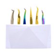 thumbnail image 3 of Ruiboury Reliable 6-Hole Tweezer Storage Rack Organizer for Eyelash Extension Supplies white 5.98x2.51x2.95 Inch 1Set, 3 of 6