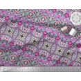 thumbnail image 2 of Soimoi Modal Satin Fabric Geometric & Paisley Decorative Print Fabric by Yard 42 Inch Wide, 2 of 2