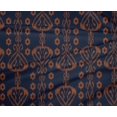 thumbnail image 4 of oneOone Tissu Polyester Lycra Rayé & Tourbillon Imprimé Ikat Tissu de Couture BTY 56 Pouces de Large, 4 of 4