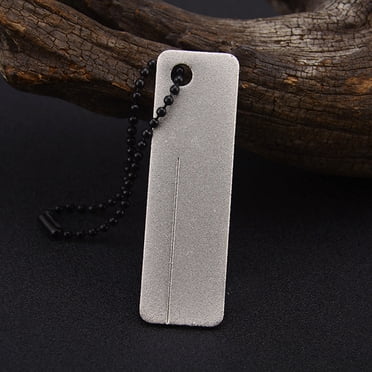 Fridja Diamond Sharpener Clip Key Chain Fine Grit Fish hook Groove Whetstone