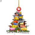 thumbnail image 2 of Pendentif de Noël Série Modèle Résistant aux Intempéries Porte en Bois Décoration Signe Enfants Cadeau, 2 of 9