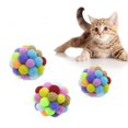 thumbnail image 2 of Plush Soundmaking Plush Ball Pet Cat Toy Soft Teeth Grinding and Interactive Cat Supplies MULTICOLOR, 2 of 4