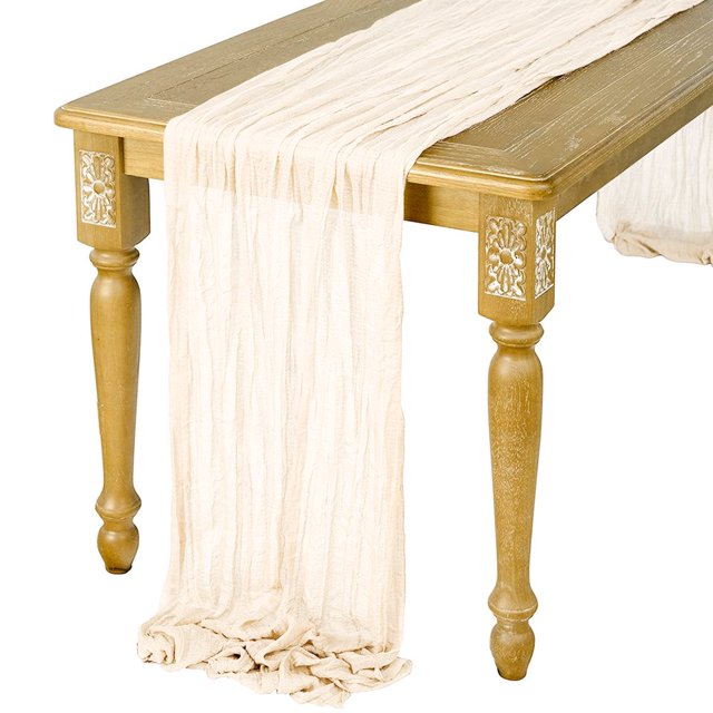Gauze Tablecloth Boho Country Decor For Wedding Decor Reception Bridal Shower Holiday Party