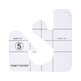 thumbnail image 1 of Kyusrd Summer All Home Savings!Acrylic DIY Sewing Patchwork Ruler Special shaped Hollow Sewing Kit Patchwork Template, 1 of 4