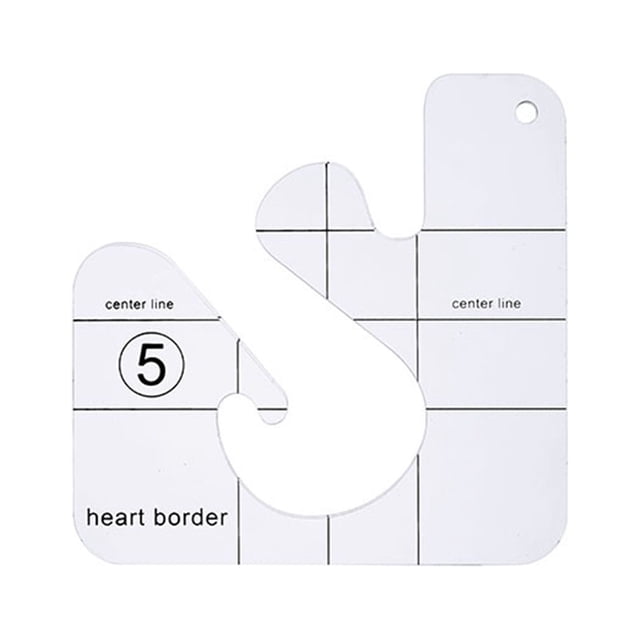 Kyusrd Summer All Home Savings!Acrylic DIY Sewing Patchwork Ruler Special shaped Hollow Sewing Kit Patchwork Template