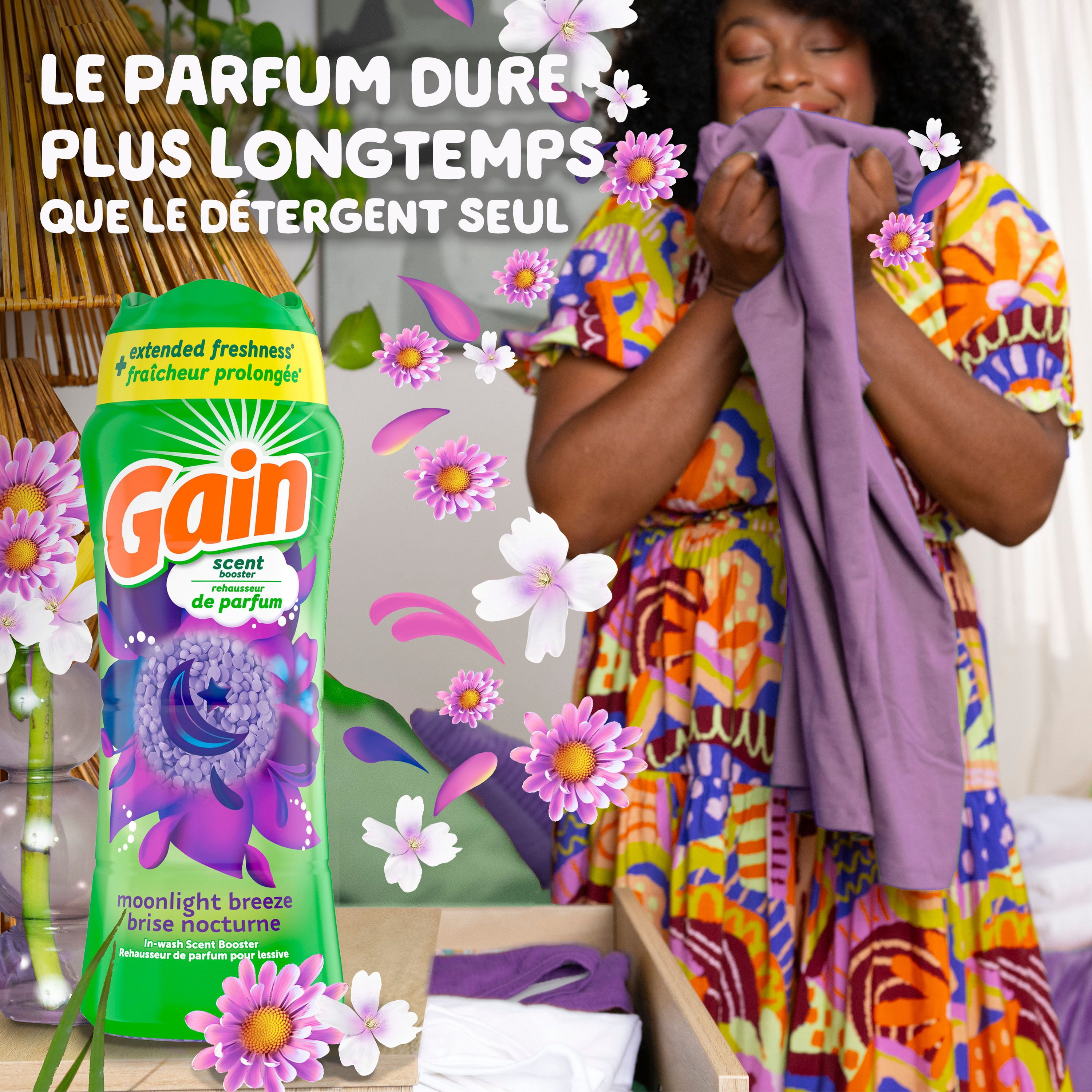 Gain Laundry Scent Booster, Moonlight Breeze Scent, 853 g