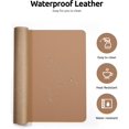 thumbnail image 4 of 23.6" x 13.8" Leather Desk Pad Protector, Office Desk Mat, Large Mouse Pad, Non-Slip PU Leather Desk Blotter, Laptop Desk Pad, Waterproof Desk Writing Pad for Office and Home, 4 of 9