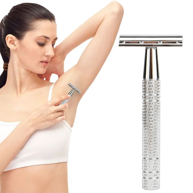 Bradem Rasoir pour Bords de Sécurité Réutilisable - avec 10 Bords Doubles, Sécuritaire pour Hommes et Femmes, Conception Durable