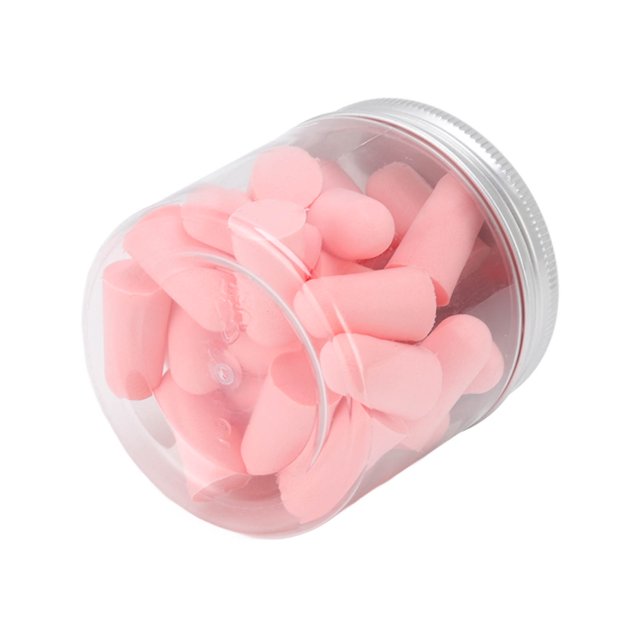 Bouchons d'Oreilles pour Dormir, à Réduction de Bruit, Grand Application, Bouchons d'Oreilles de Concert pour l'Étude, Rose