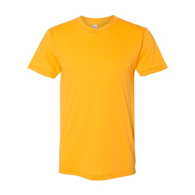 American Apparel 50/50 Tee, 2XL, Gold