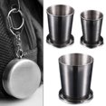 thumbnail image 4 of Stainless Steel Folding Cup Camping Cookware Retractable Cup Camping Utensils (75 Ml) Box, 4 of 9