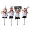 thumbnail image 2 of Kitchen Cartoon Chef Hook Resin Powerful Adhesive Hanger Wall Storage Rack(C), 2 of 2