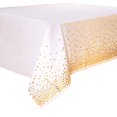 thumbnail image 2 of Nappe de Table Imperméable Jetable PEVA Couverture de Table Décoration de Fête d'Anniversaire de Mariage, 2 of 9