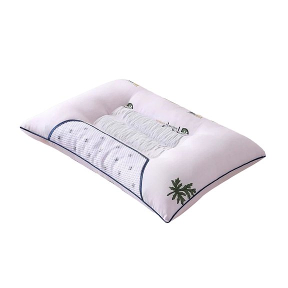 Eoozwa Hotel Quality Sleep Pillow, Soft Fluffy and Comfortable Bed Pillow for Back, Stomach or Side Sleeping, Breathable Polyester Pillow with Balanced Support