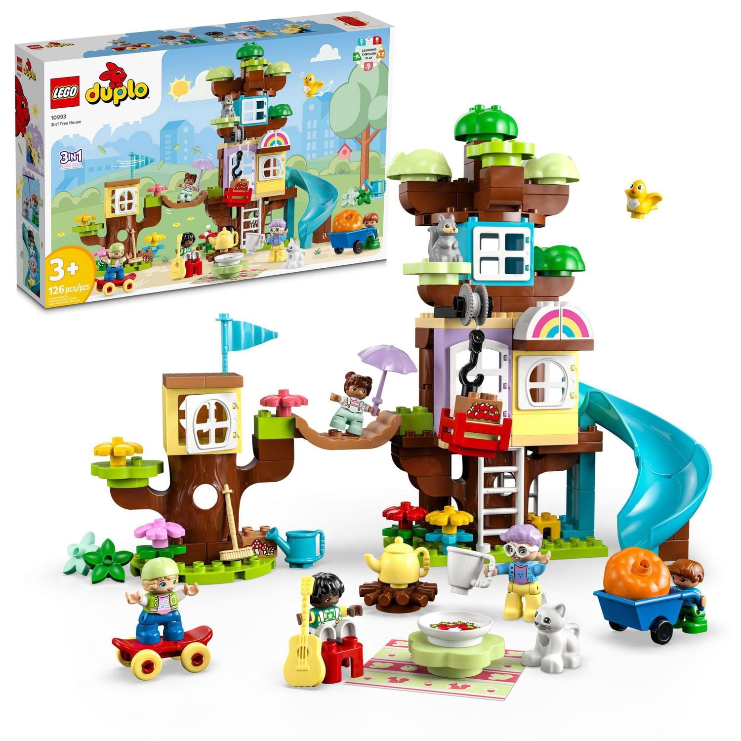 LEGO DUPLO 3in1 Tree House 10993 Creative Birthday Gift for Toddlers
