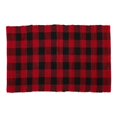 thumbnail image 1 of Design Imports CAMZ11259 Tapis en Chiffon à Carreaux Rouge et Noir, 26 x 40 cm, 1 of 6