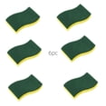 thumbnail image 3 of Feltree 6pc Wood Pulp Sponge Blue Scouring Cloth Kitchen Dishwashing Pot Cleaning Wood Pulp Sponge, 3 of 8