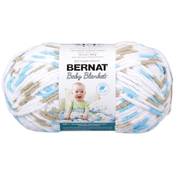 Bernat® Fil Baby Cover™, Polyester #6 Super Volumineux, 10,5oz/300g, 220 Yards