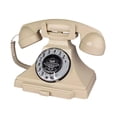 thumbnail image 4 of KLKCMS Audio Guest Book Wedding Phone Desk Telephone Recorder for Wedding Home Desk beige, 4 of 9